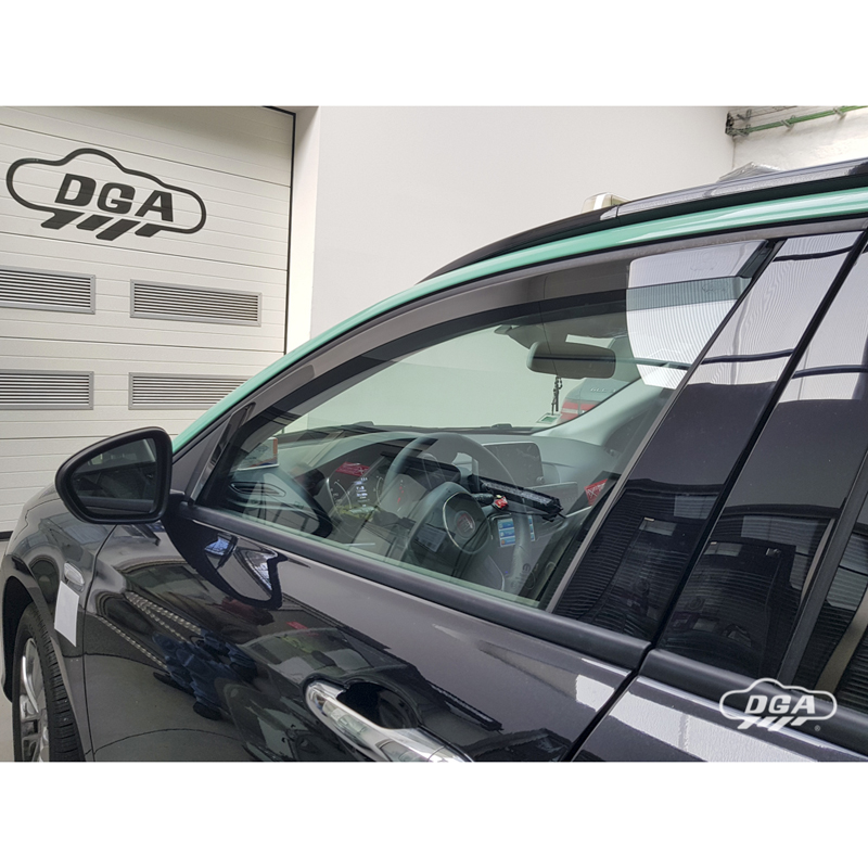 DGA Zijwindschermen  Fiat Tipo II HB 5-deurs/Sedan/SW Kombi 2016- (2-delig)