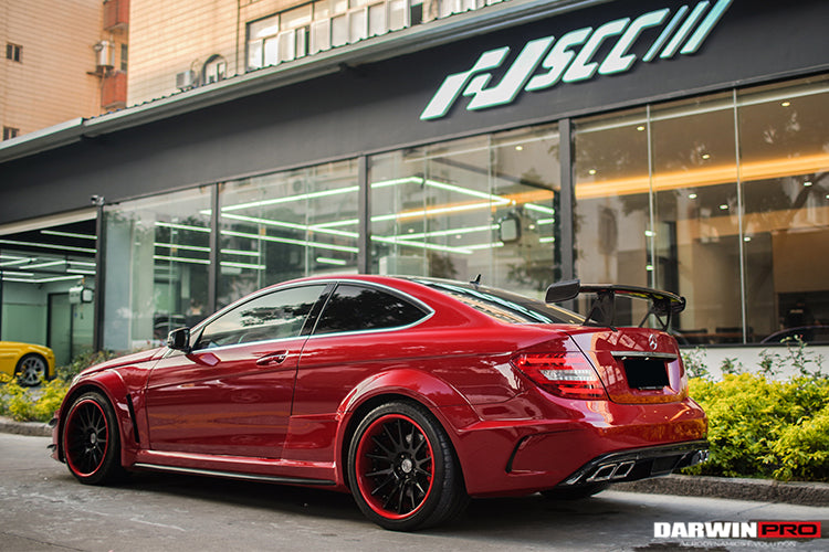 Mercedes Benz W204 C63 AMG Coupe BKSS Style Carbon Wide Full Body Kit 2012-2014
