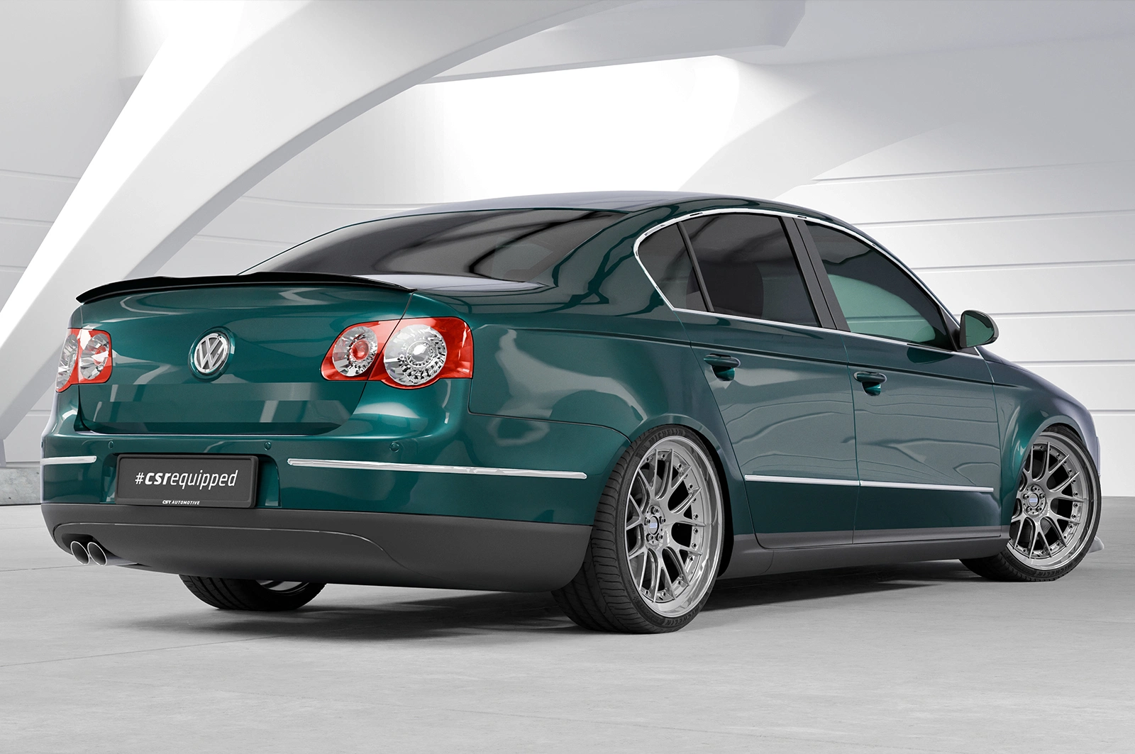 Achterspoiler voor VW Passat B6 Typ 3C Glans Zwart (2005–2010) – CSR Automotive