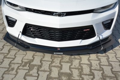 Hybride Voorspoiler Chevrolet Camaro 6de-Gen. Phase-I 2SS Coupe Glanzend Zwart