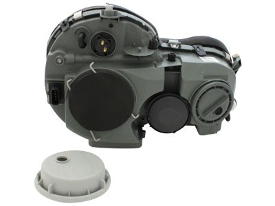 Faros Mercedes E-Class W210 99-01 negro