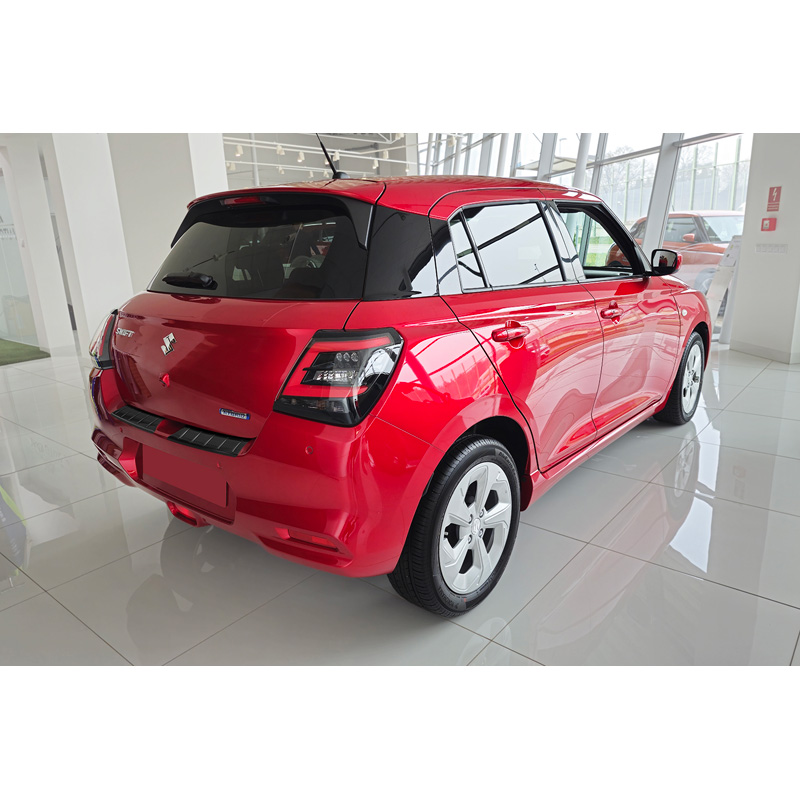 Zwart RVS Achterbumperprotector  Suzuki Swift VI 2024- 'Ribs'