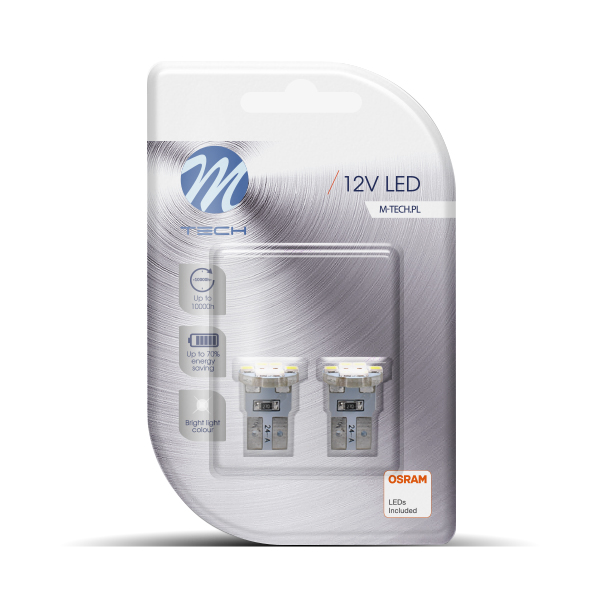 M-tech T10 LED 6xSMD3528 White
