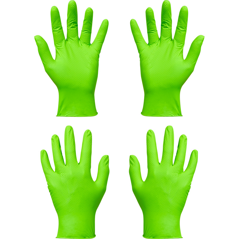 Gripp-It nitril handschoenen - maat M - Groen - dispenserdoos à 50 stuks