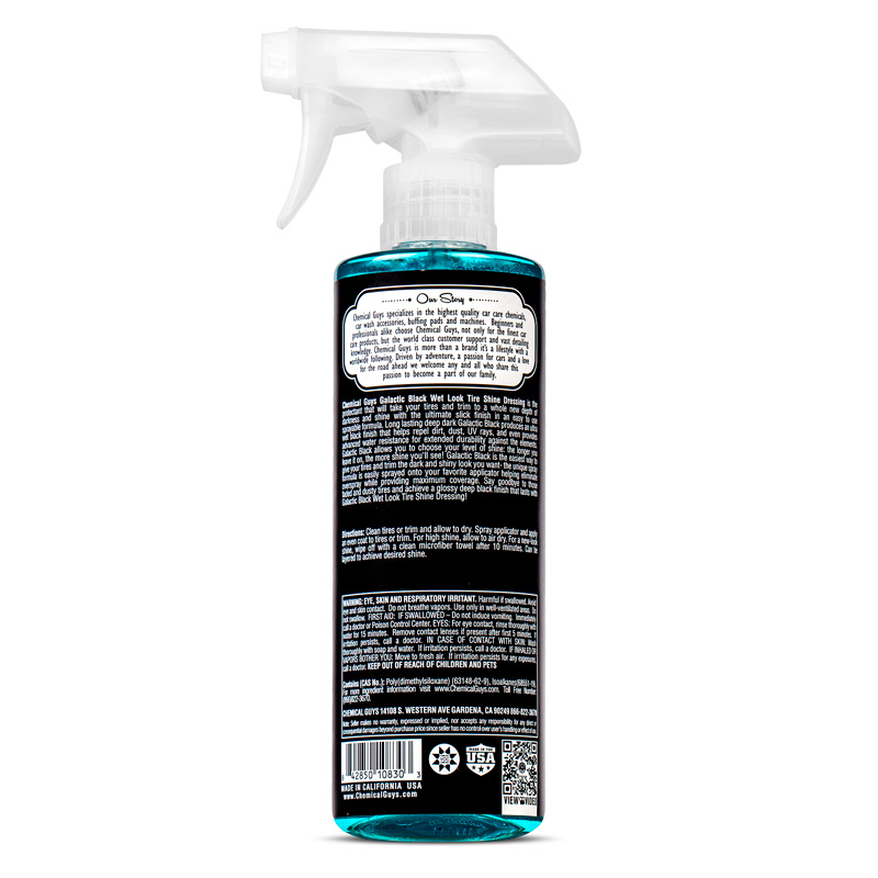Chemical Guys Galactic Black Wet Tire Shine Dressing (473ml)