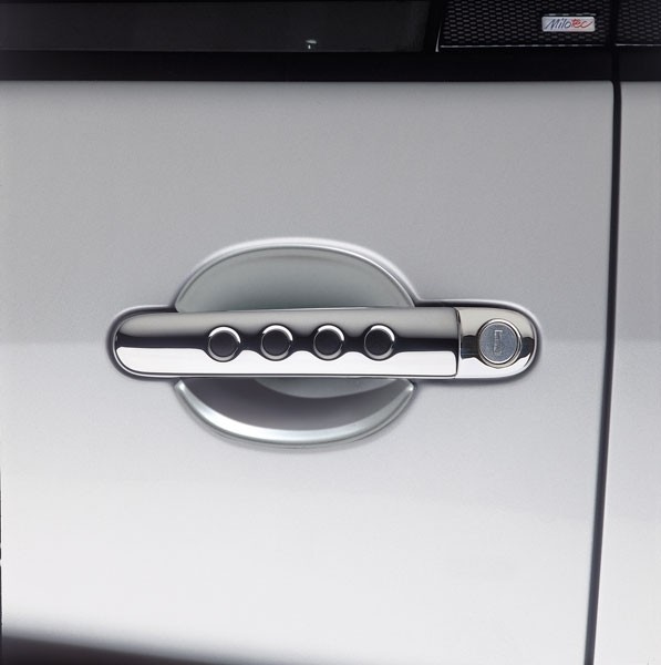 Deurschelp covers Skoda Roomster 2dlg zilver