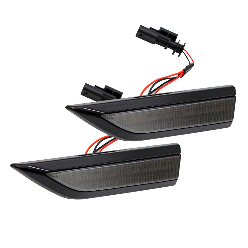 Set LED Zijknipperlichten  Volkswagen Caddy IV 2015-2020 - Rookgrijs- incl. Dynamic Running Light