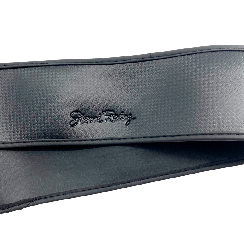 Simoni Racing Stuurwielhoes Carbon Look - Zwart Eco-Leder - 37-39cm