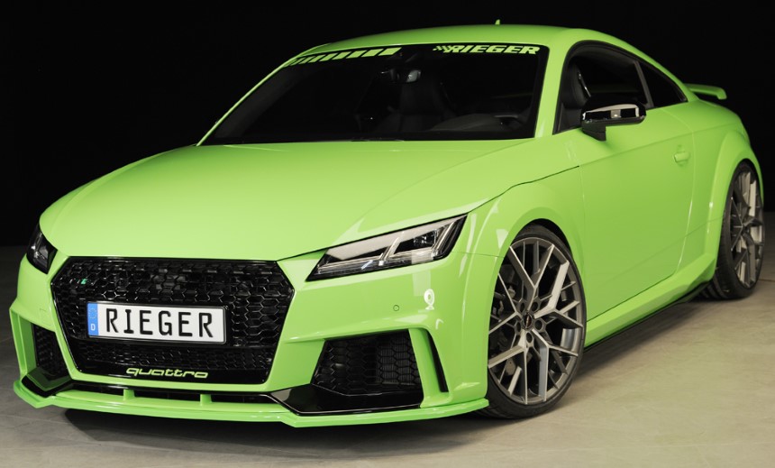 Voorspoiler Audi TT RS 8J1-FV/8S 16-18 ABS Rieger