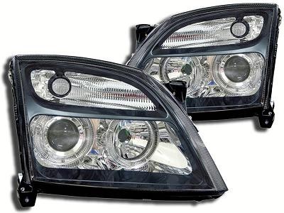 Faros Opel Vectra C 02-03 Angel Eyes negro