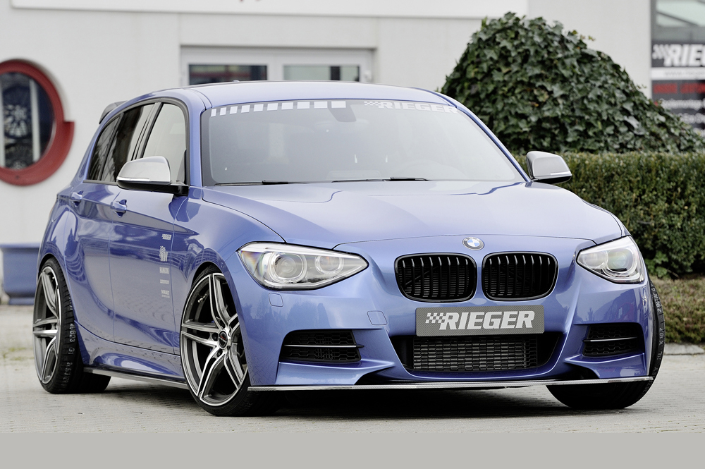 Lip voorkant BMW 1 serie Rieger