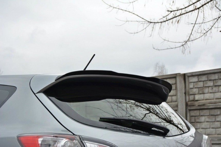 Dakspoiler Mazda 3 MK2 sport Maxton Design glans zwart