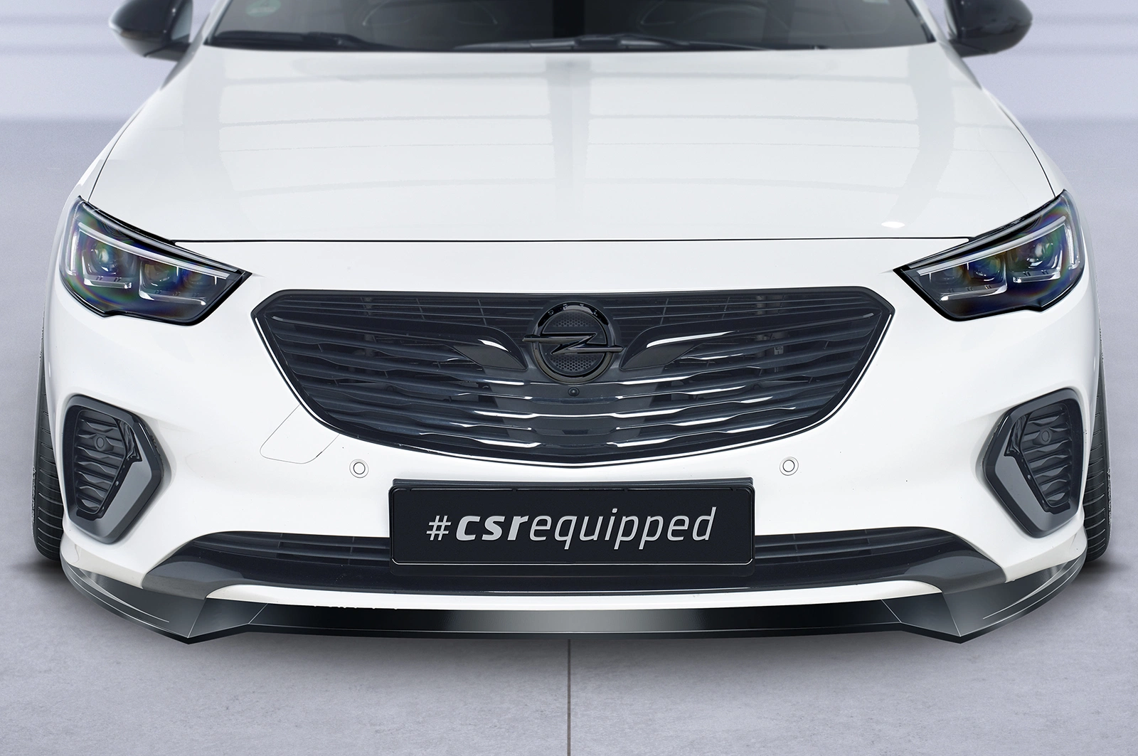 Voorspoiler Opel Insignia B GSI Glans Zwart van CSR Automotive (09/2017-02/2020 Vor Facelift)
