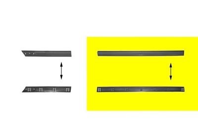 sierlijst, portier, 5 drs, 63mm, voor, GT/GTi, rechts VW Golf 3,