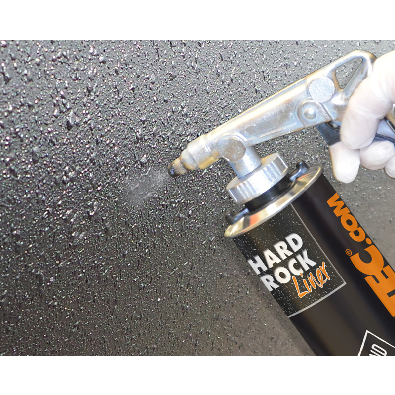 Foliatec Car Body Spray Film (Spuitfolie) - Hard Rock Line Removable Set - Zwart