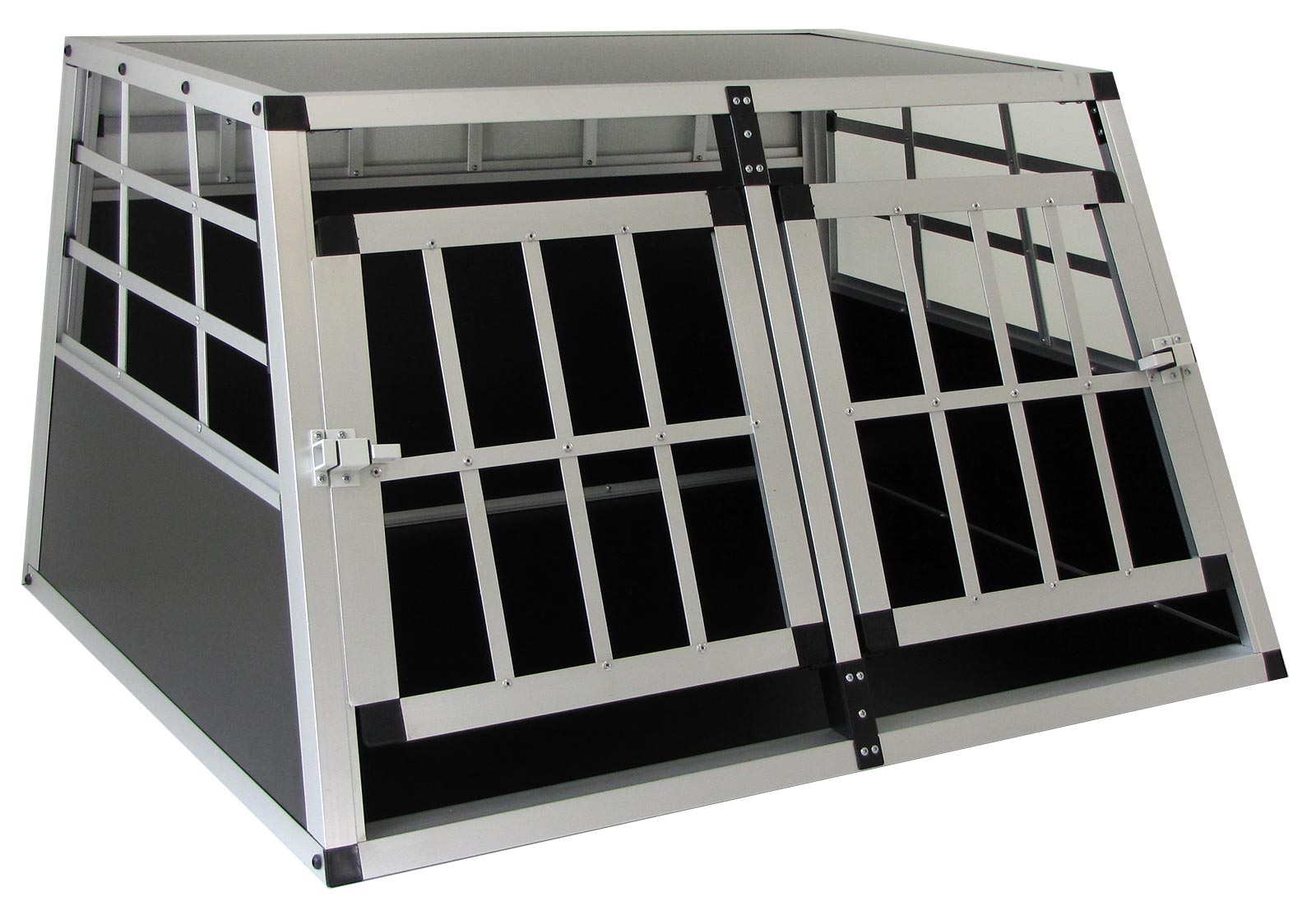 Hondenbench Transportbox Auto Bench XL 89x69x50cm 2 deurs