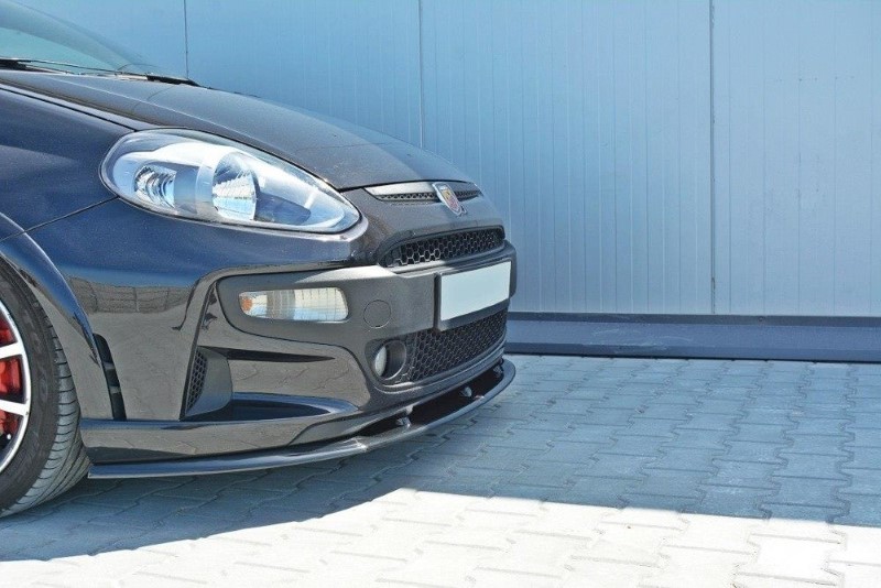 Voorspoiler Fiat Punto Evo Abarth Glanzend Zwart