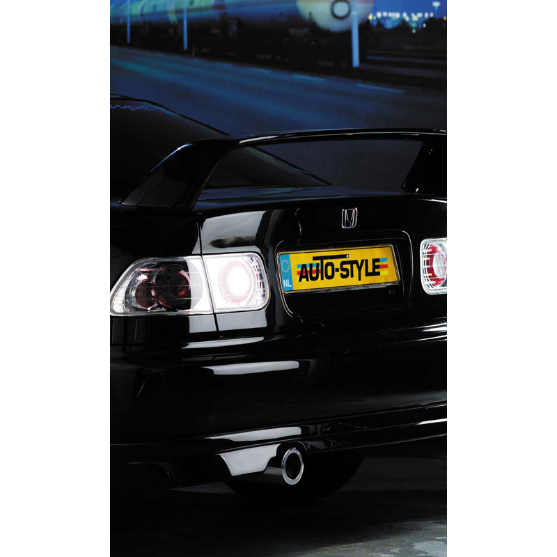 Nummerplaat Houder Chrome