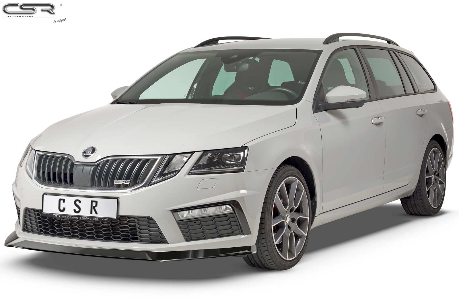 Voorspoiler Skoda Octavia III (5E) RS Carbon look