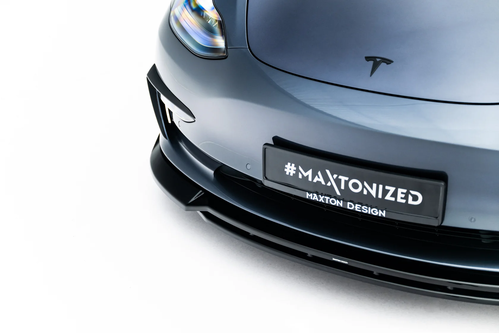 Bodykit Tesla Model 3 Maxton Glanzend zwart