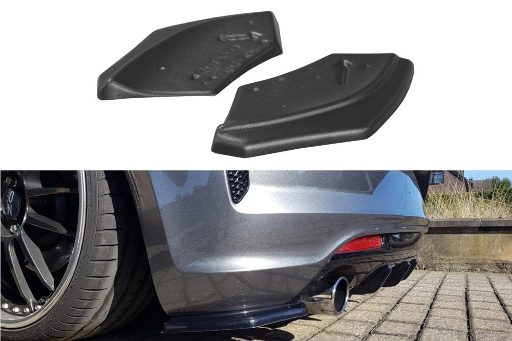 Zijdiffuser Volkswagen Scirocco R FL Maxton Glans Zwart