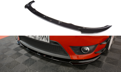 Voorspoiler Ford Fiesta ST Mk6 Glans Zwart