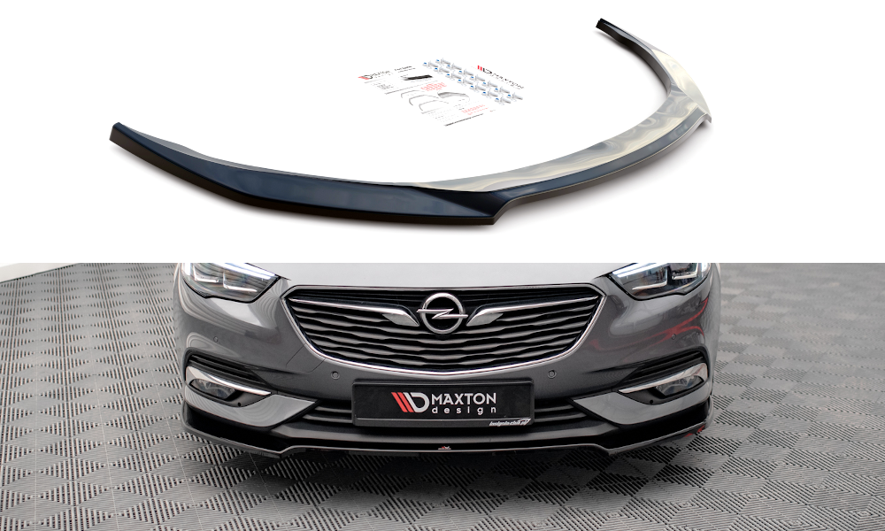 Voorspoiler V.3 Opel Insignia B Maxton Glans Zwart