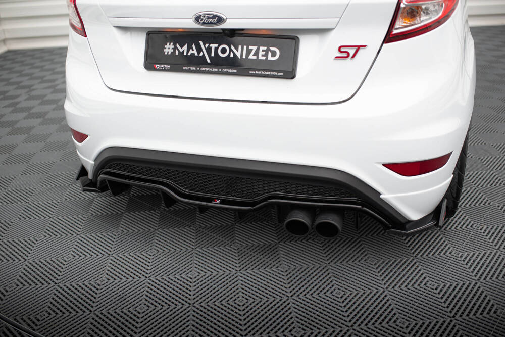 Achterzij Spoilers V.3 + Flaps Ford Fiesta ST MK7 Facelift