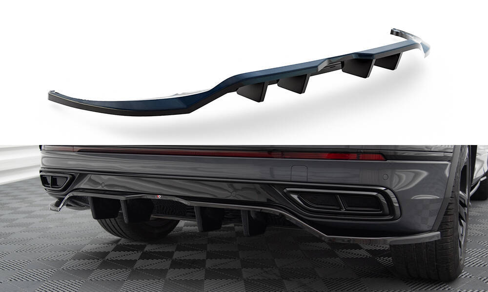 Diffuser Volkswagen Tiguan R-Line FL Maxton Glans Zwart