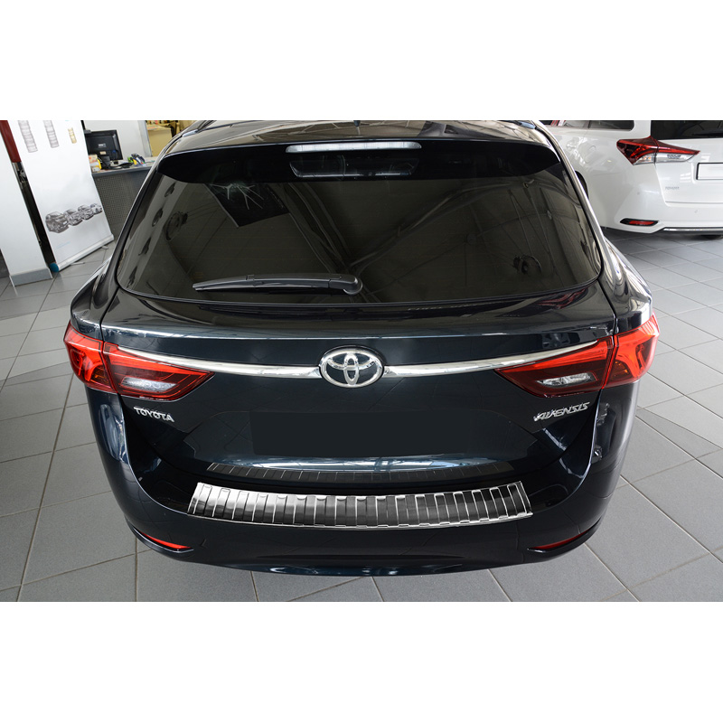 RVS Achterbumperprotector  Toyota Avensis III Wagon Facelift 2015- 'Ribs'
