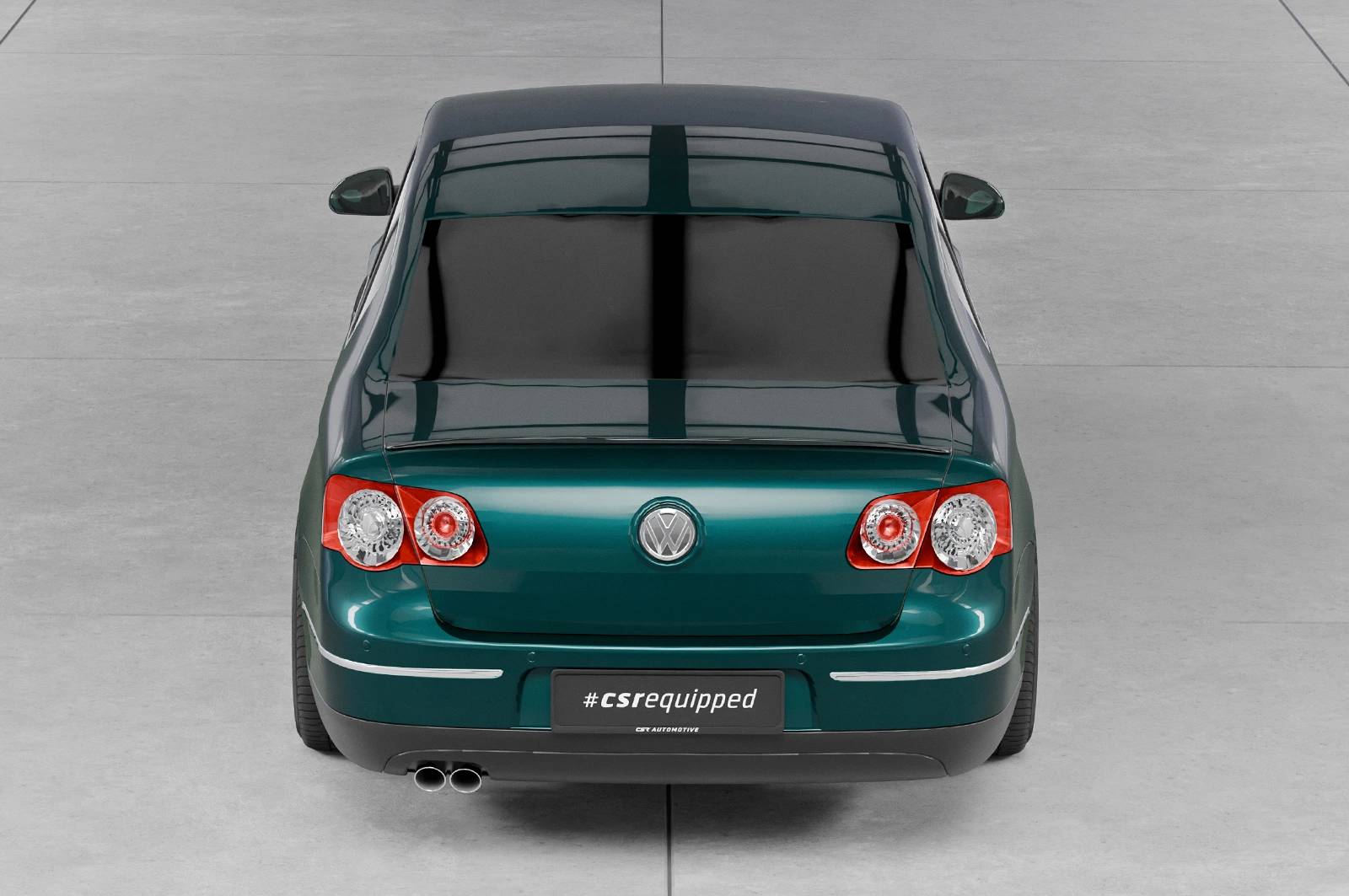 Achterspoiler voor VW Passat B6 Typ 3C Glans Zwart (2005–2010) – CSR Automotive