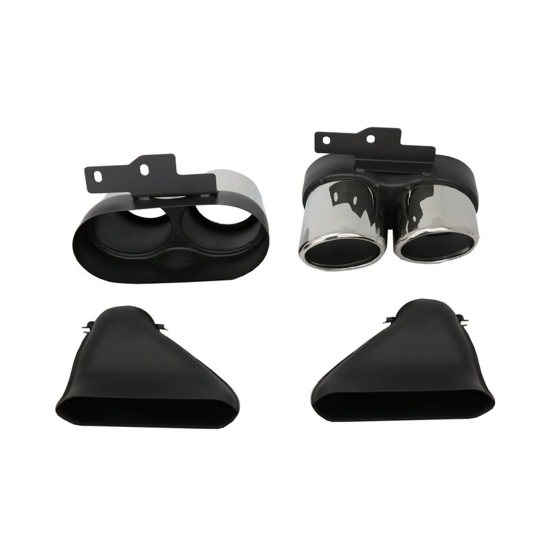 Diffuser Audi A6 C8 S-Line S6 Look Chroom