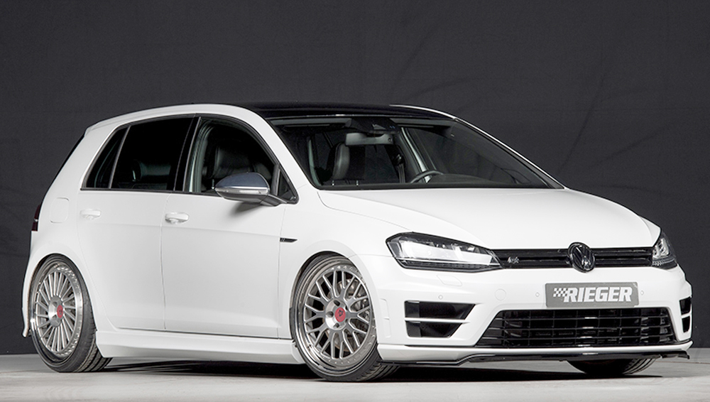 Spoilerzwaard Glossy Black Rieger VW Golf 7 GTI/GTD/GTE 2017-
