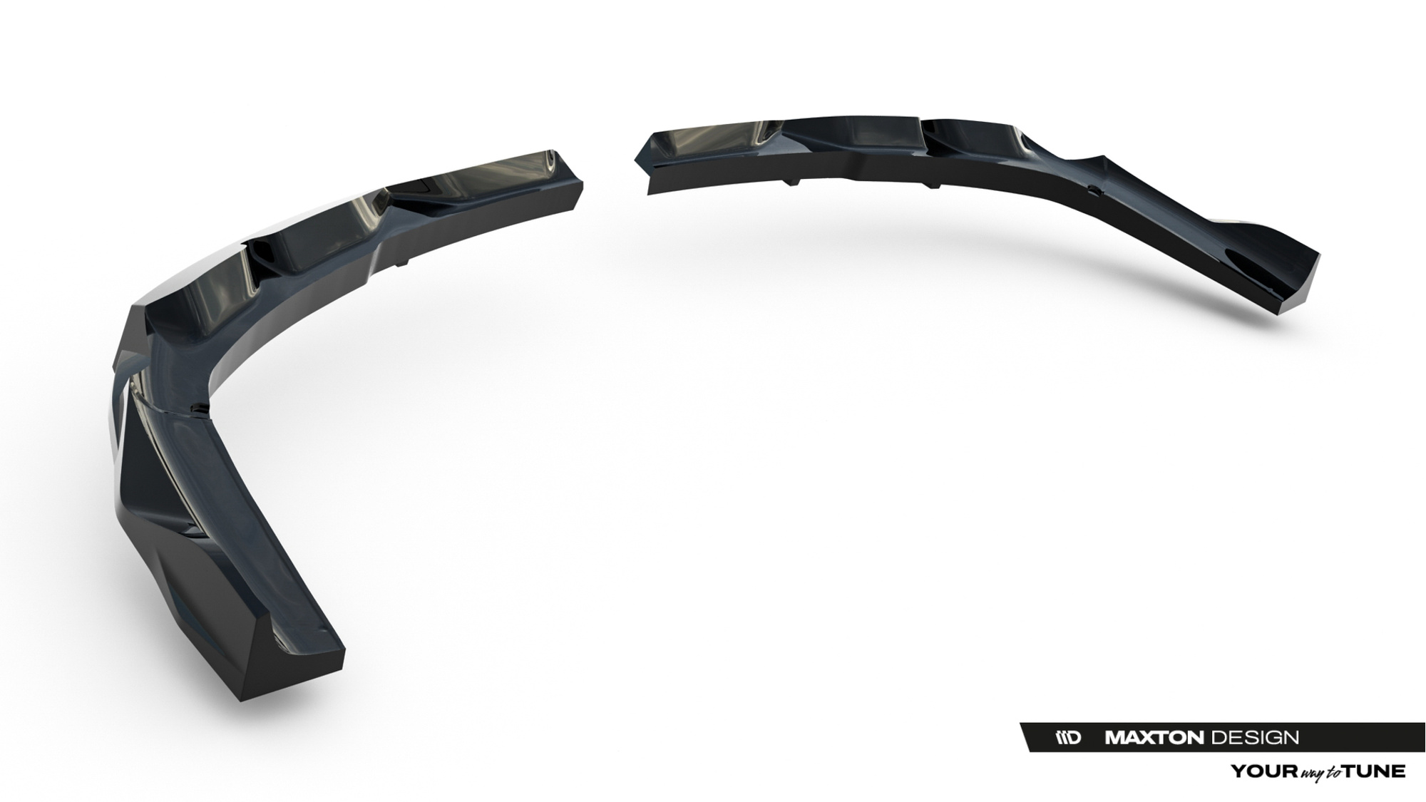 Diffusor BMW X3 M-Pack G45 Glans Zwart