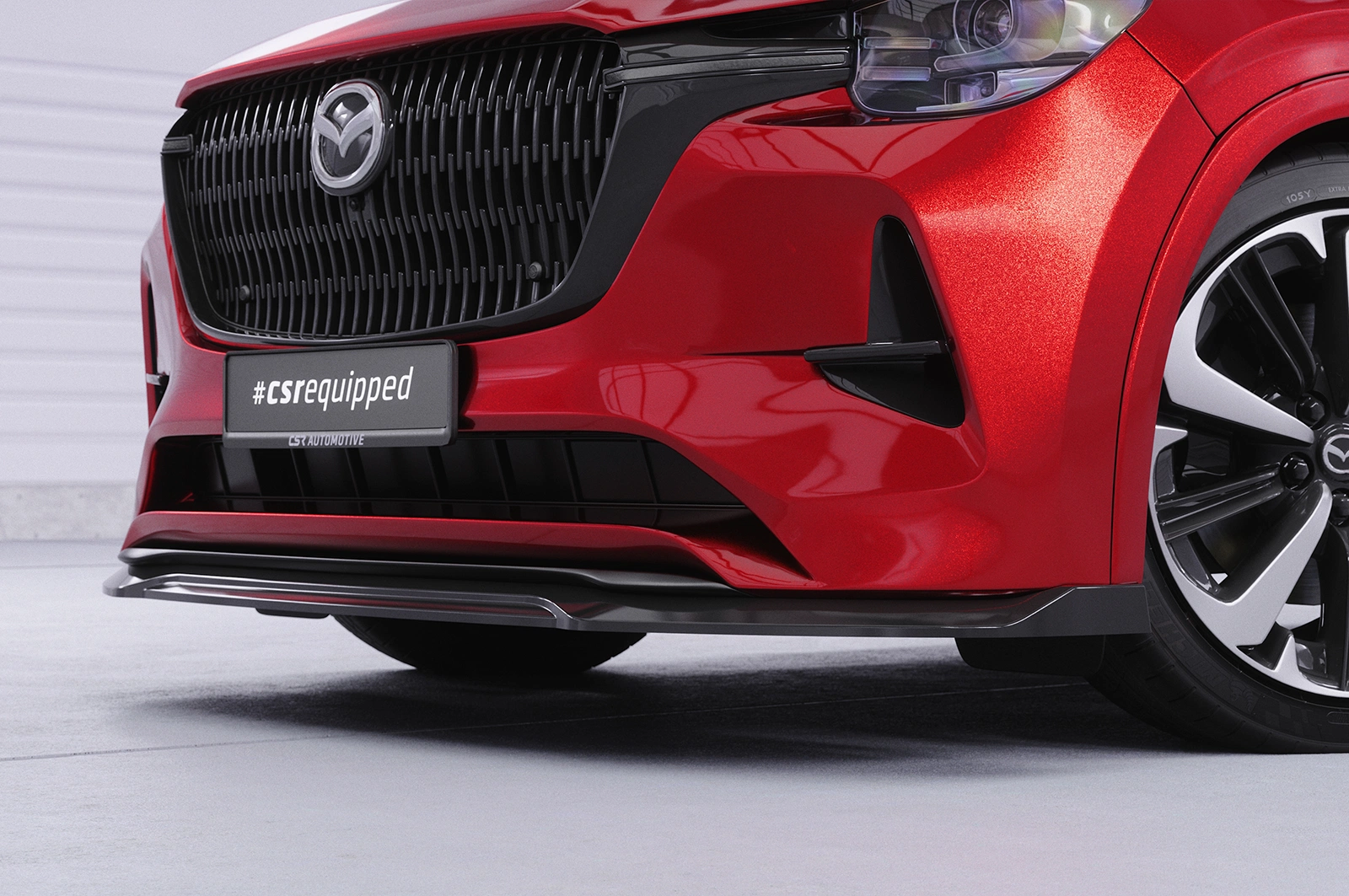 Voorspoiler Mazda CX-60 Homura / Takumi CSR glans zwart (vanaf 2022)