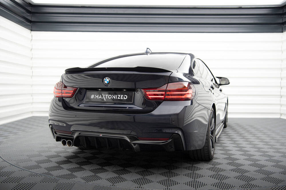 Diffusor BMW 4 Serie F32 F36 M-Pack Glanzend Zwart