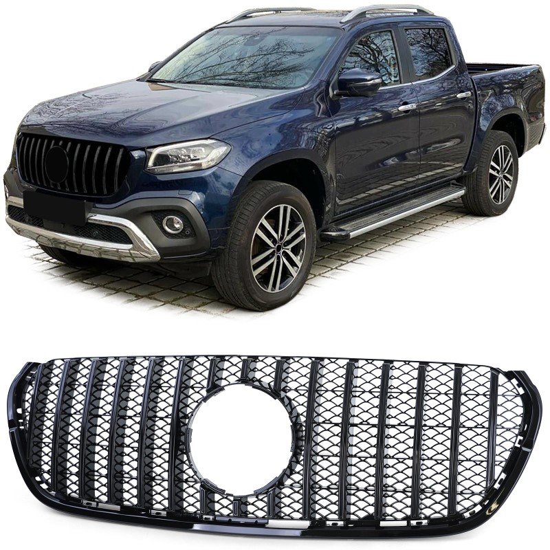 Grill Mercedes X klasse W470 17-20 GT Look Zwart