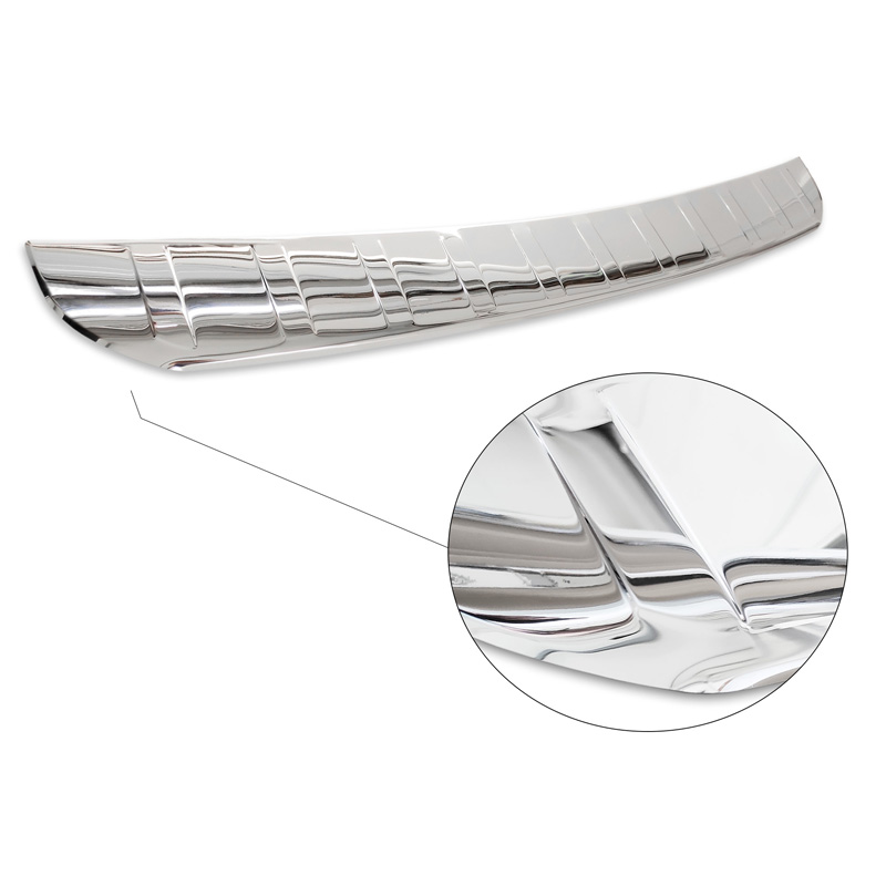 Chroom RVS Achterbumperprotector  Mercedes GLB (X247) incl. AMG 2019- 'Ribs'
