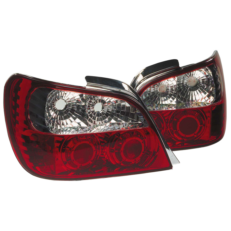Luces traseras Subaru Impreza 01-.. lexus cromo/rojo