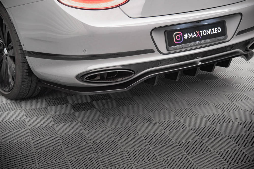 Diffuser Bentley Continental GT Mk3 Maxton Glans Zwart