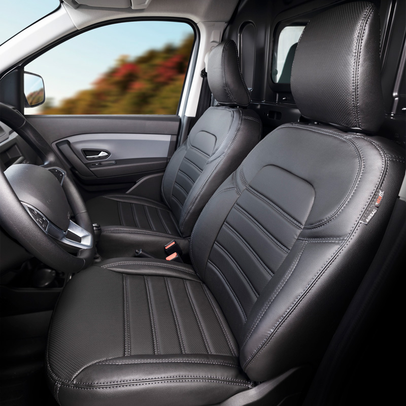 New York Design Kunstleder Stoelhoezenset 1+1  Ford Transit Connect 2019-