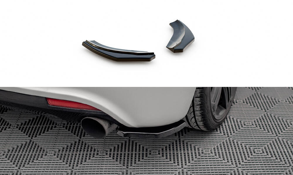 Zijdiffuser V.1 Volkswagen Scirocco R Maxton Glans Zwart