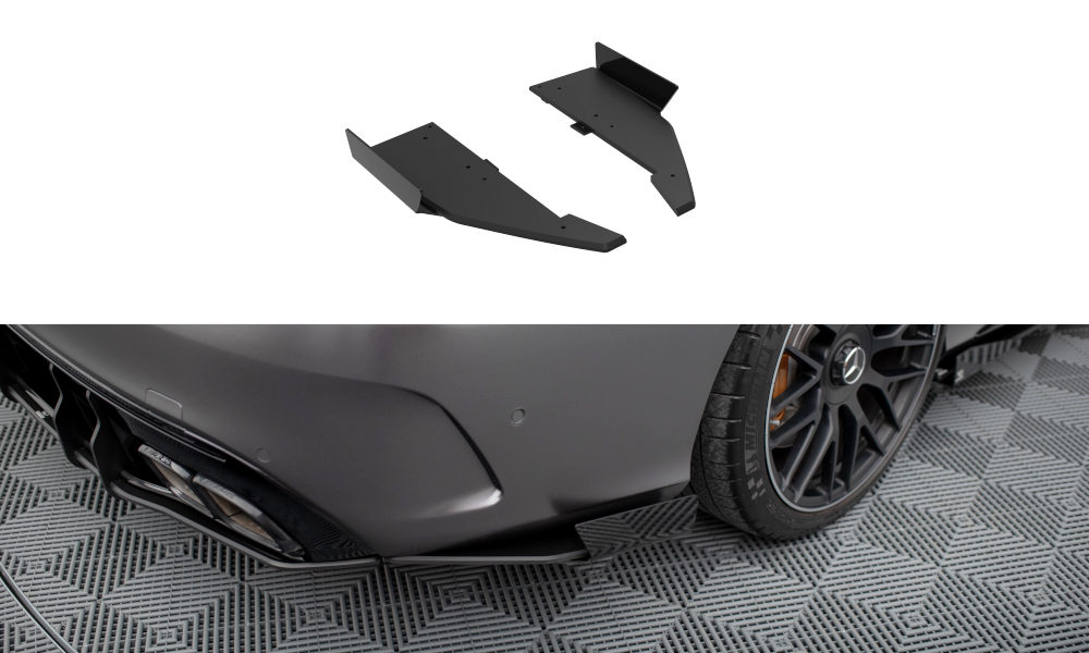 Zijdiffusers met Canards Street Pro Mercedes AMG C63 Sedan / Estate FL Maxton