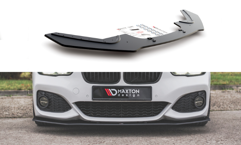 Race voorspoiler BMW 1 F20 Maxton Design zwart