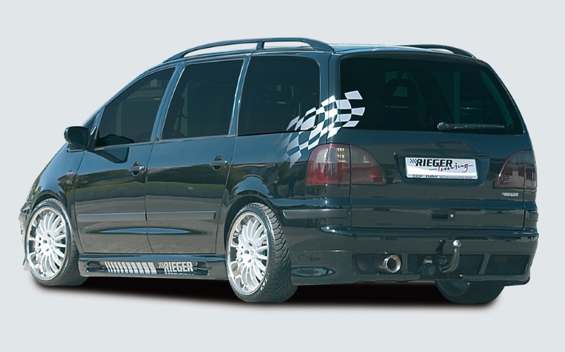 Zijskirts Seat Alhambra met 2 schacht en 2 uitsnedes Rieger