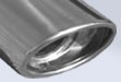 Fiat 500 08- Volledig RVS einddemper L+R 120x80mm