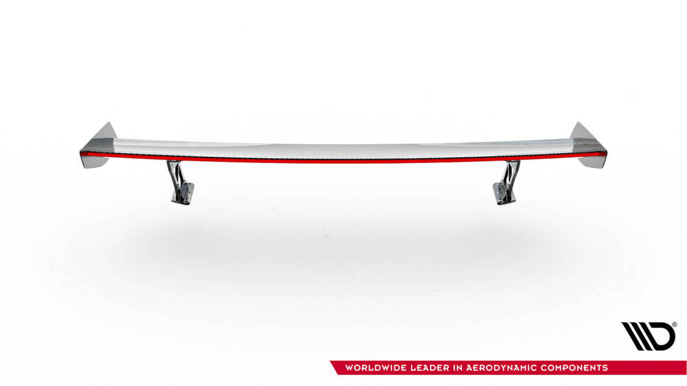 Carbon Spoiler Met Externe Brackets Uprights + Led BMW M2 F87