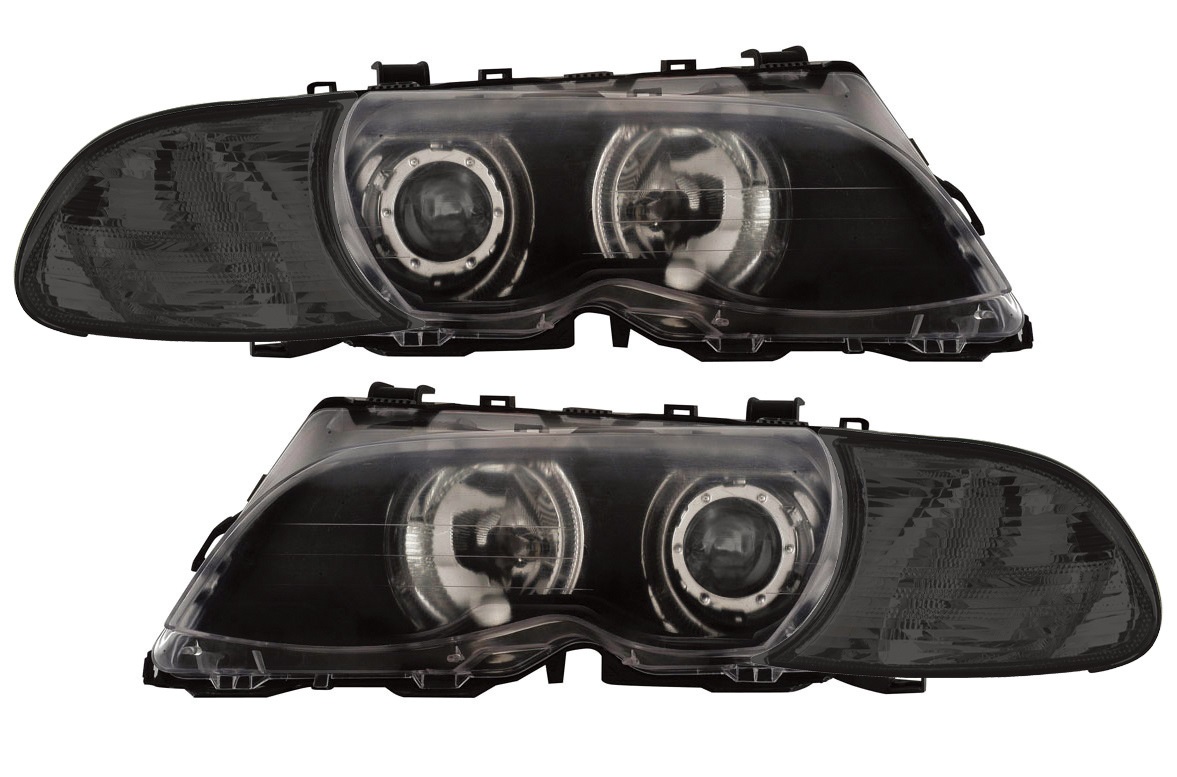 Faros BMW E46  Coupe/Cabrio 99-03 LED Angel Eyes