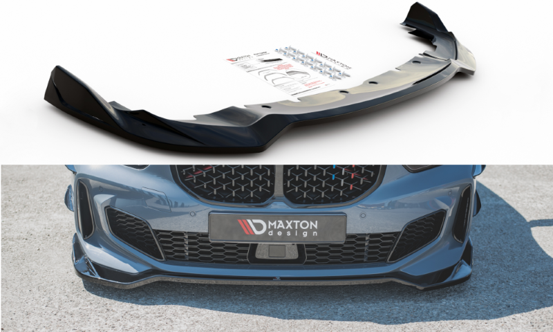 Voorspoiler BMW 1 Serie F40 M-Pack/ M135i Glans Zwart V5