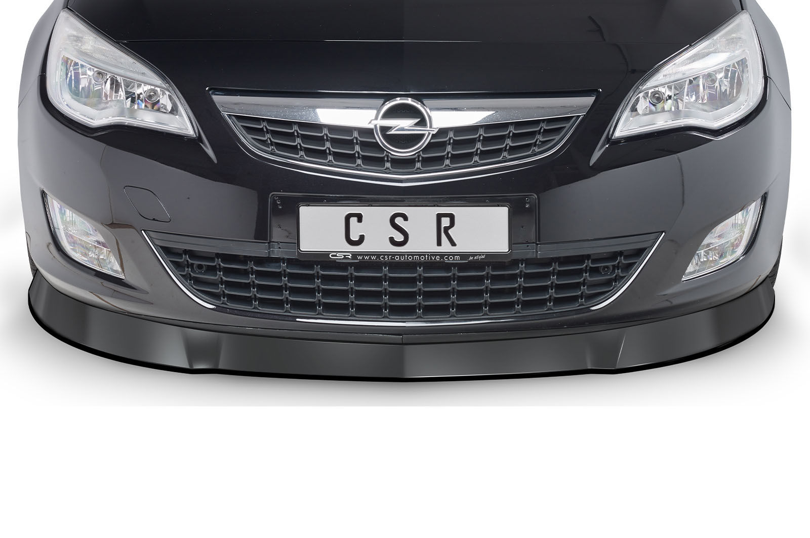 Voorspoiler Opel Astra J Glans Zwart – 2009–09/2012